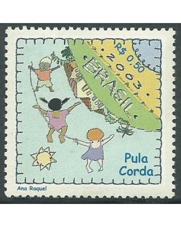 C2535 JOGOS DE RUA - PULA CORDA  - 10.628 Mint